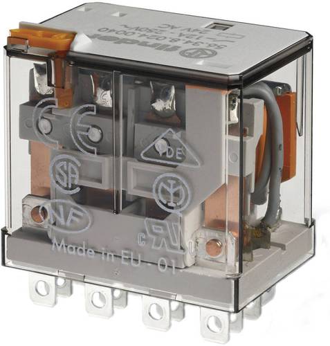 Finder 56.34.9.024.0040 Steckrelais 24 V/DC 12A 4 Wechsler 1St. Finder 56.34.9.024.0040 Steckrelais 24 V/DC 12A 4 Wechsler 1St. von Finder