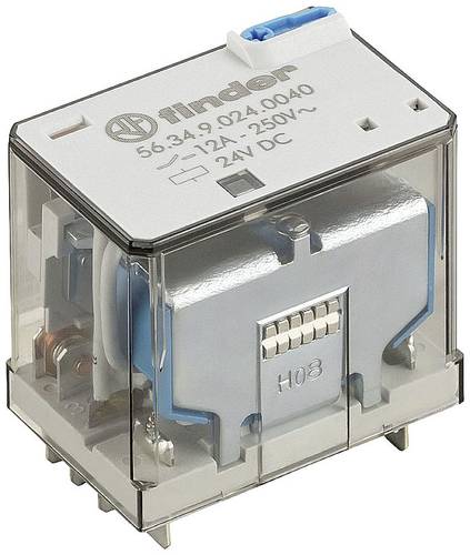 Finder 56.34.9.024.0074 Steckrelais 24 V/DC 12A 4 Wechsler 10St. Finder 56.34.9.024.0074 Steckrelais 24 V/DC 12A 4 Wechsler 10St. von Finder