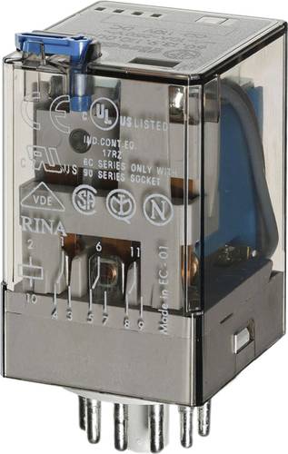 Finder 60.13.9.024.5240 Steckrelais 24 V/DC 6A 3 Wechsler 10St. Finder 60.13.9.024.5240 Steckrelais 24 V/DC 6A 3 Wechsler 10St. von Finder