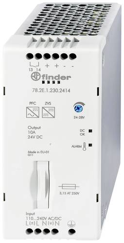 Finder 78.2E.1.230.2414 Hutschienen-Netzteil (DIN-Rail) 24 V/DC 10.8A 240W Inhalt 1St. von Finder