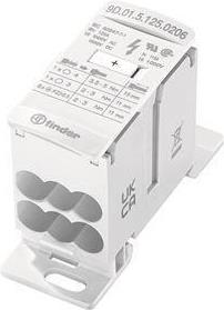 Finder 9D.01.5.125.0206 Verteiler Weiß 8polig 16 mm² 125 A 1000 V/AC, 1500 V/DC Leiter-Typ = L, N, PE (9D.01.5.125.0206) von Finder