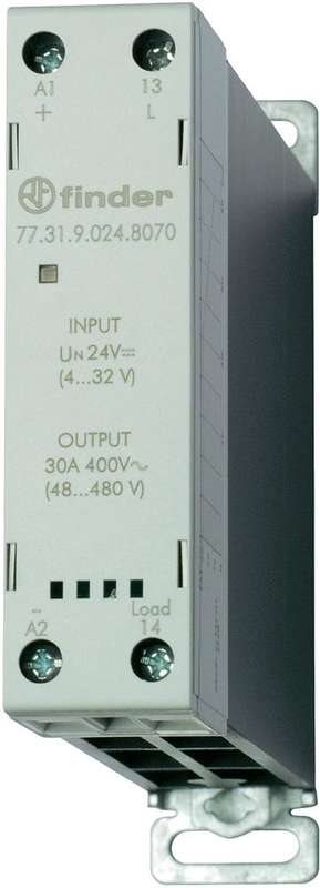 Finder Elektronisches Relais (SSR), Serie 77 77.31.9.024.8070 1 Schließer 30 A (77.31.9.024.8070) von Finder