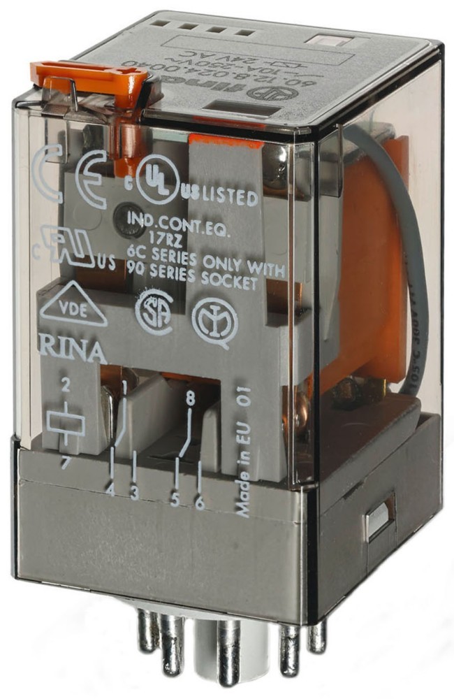 Finder Industrie-Steckrelais 60.12.8.230.0040 601282300040 von Finder