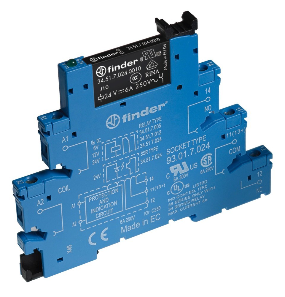 Finder Koppelrelais 38.51.8.240.0060 385182400060 Finder Koppelrelais 38.51.8.240.0060 385182400060 von Finder