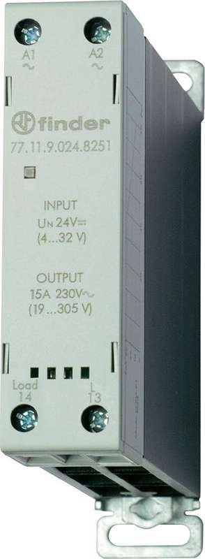 Finder SSR-Relais im 22,5 mm Gehäuse 77.11.9.024.8251 1 Schließer (77.11.9.024.8251) von Finder