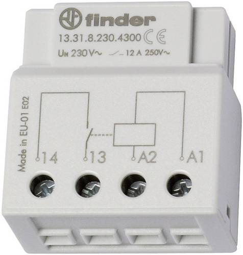 Finder Schaltrelais Unterputz 13.31.8.230.4300 1 Schließer 230 V/AC 12A 1St. von Finder