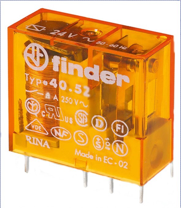 Finder Steck/Printrel.230VAC2W 8A 40.52.8.230.0000 405282300000 von Finder