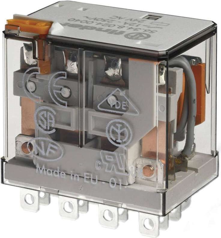 Finder Steckrelais 24 V/DC 12 A 4 Wechsler 56.34.9.024.4040 1 St. (56.34.9.024.4040) von Finder