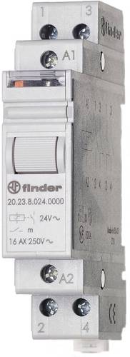 Finder Stromstoß-Schalter Hutschiene 20.23.9.024.4000 1 Schließer, 1 Öffner 24 V/DC 16A 4000 VA 1St. von Finder