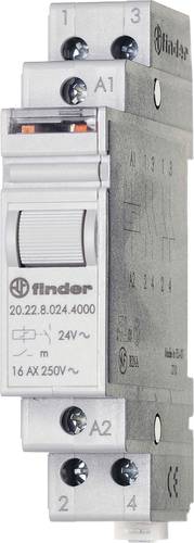 Finder Stromstoß-Schalter Hutschiene 20.24.8.230.4000 2 Schließer 230 V/AC 1St. von Finder