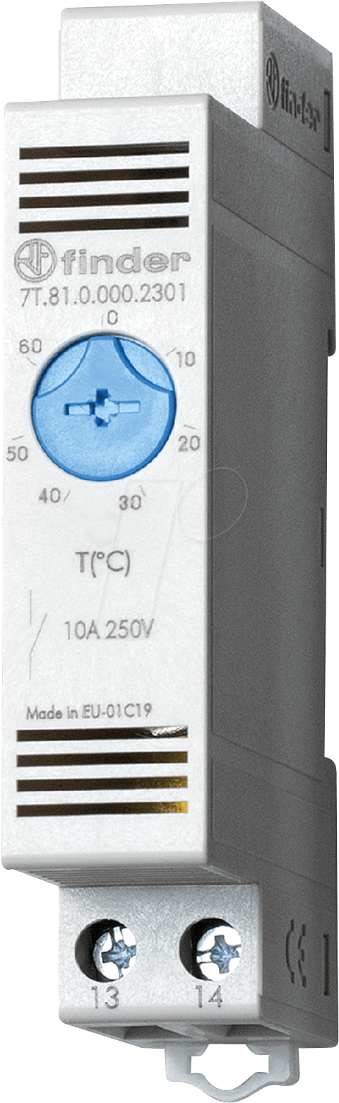 Finder Thermostate -20...+40 °C 1 NO (7T.81.0.000.2301) von Finder