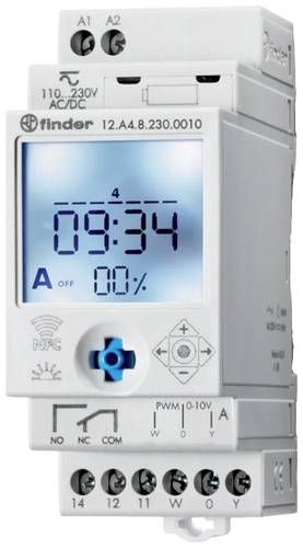 Finder Zeitschaltuhr für Hutschiene Betriebsspannung: 230 V/DC, 230 V/AC 12.A4.8.230.0010 1 Wechsle von Finder