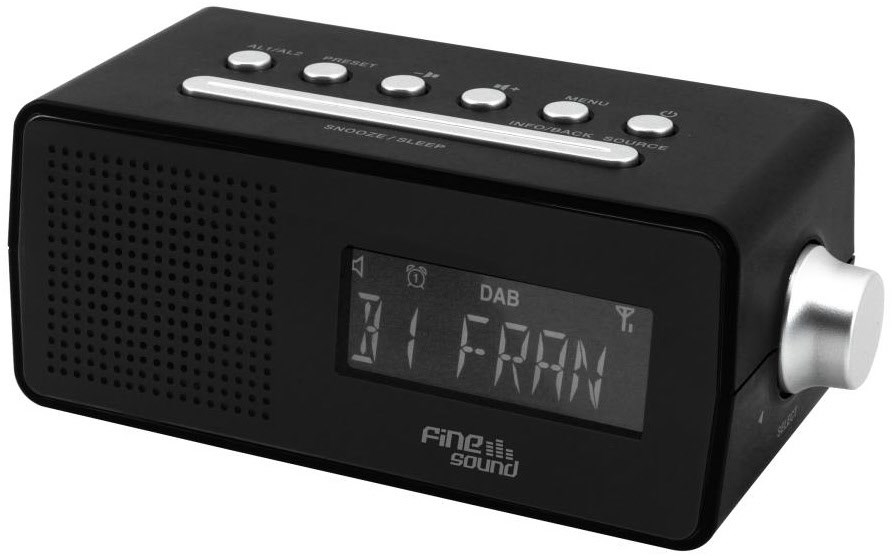 FS1 Uhrenradio schwarz von Fine Sound