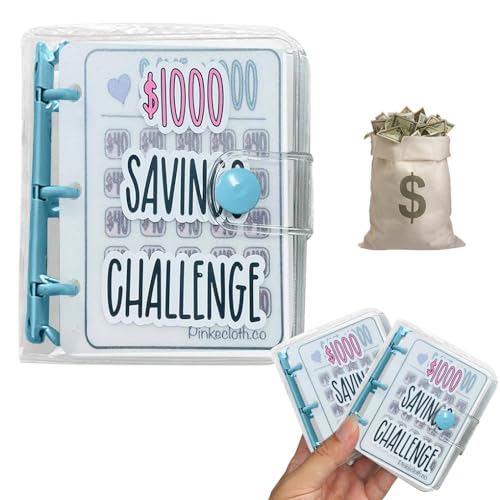 FineInno Budget Planner 1000 Savings Challenge Mini Budget Binder mit Geldumschläge Money Organizer Haushaltsbuch für Geld Sparen Cash Stuffing FineInno Budget Planner 1000 Savings Challenge Mini Budget Binder mit Geldumschläge Money Organizer Haushaltsbuch für Geld Sparen Cash Stuffing von FineInno