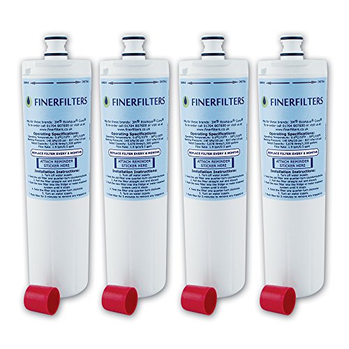 4 x Ersatzwasserfilter CS52/452 von Finerfilters für Kühlschränke von Bosch, Neff, Siemens, ersetzt 5586605/06 von Finerfilters