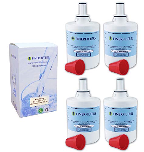 Finerfilters FF-93 Kühlschrankwasserfilter Kompatibel mit Amana Maytag UKF7003 (4er Pack) von Finerfilters