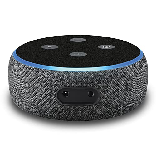 2er Set Folie Cover für intelligenten Smart Speaker Lautsprecher Aufkleber Schutzfolie Skin selbstklebend passgenau Klebefolie für Sprachassistent R137 (Nr. 10 Glitzer Schwarz) von Finest Folia