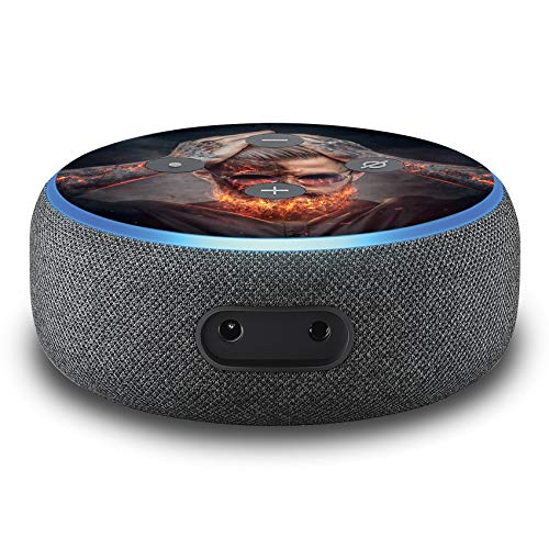 2er Set Folie Cover für intelligenten Smart Speaker Lautsprecher Aufkleber Schutzfolie Skin selbstklebend passgenau Klebefolie für Sprachassistent R137 (Nr. 11 Fire Beard) von Finest Folia