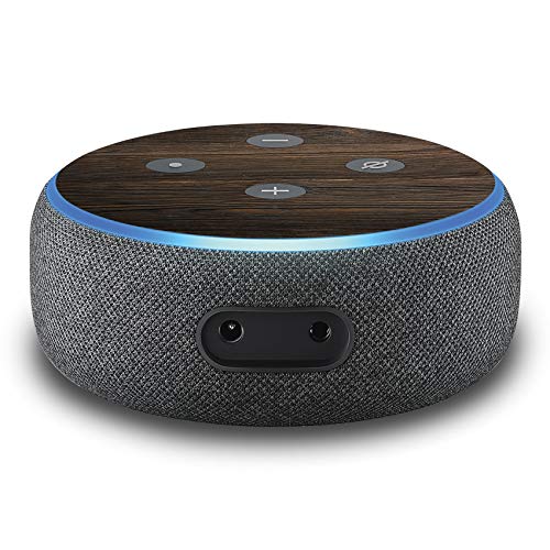 2er Set Folie Cover für intelligenten Smart Speaker Lautsprecher Aufkleber Schutzfolie Skin selbstklebend passgenau Klebefolie für Sprachassistent R137 (Nr. 28 Holz) von Finest Folia