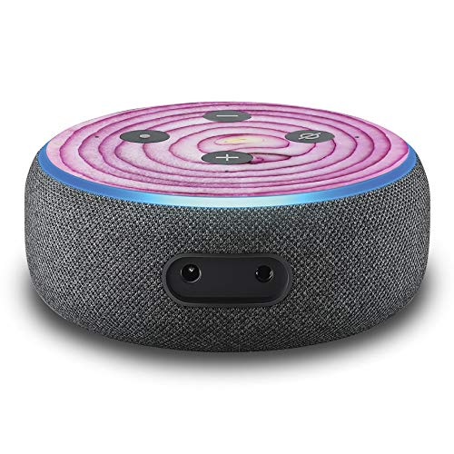 2er Set Folie Cover für intelligenten Smart Speaker Lautsprecher Aufkleber Schutzfolie Skin selbstklebend passgenau Klebefolie für Sprachassistent R137 (Nr. 38 Zwiebel) von Finest Folia