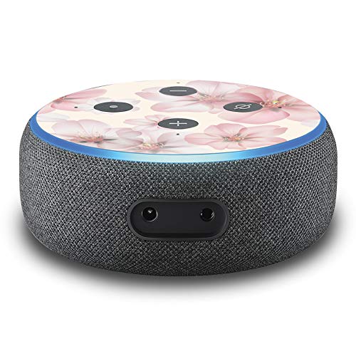 2er Set Folie Cover für intelligenten Smart Speaker Lautsprecher Aufkleber Schutzfolie Skin selbstklebend passgenau Klebefolie für Sprachassistent R137 (Nr. 39 Kirschblüten) von Finest Folia