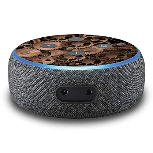 2er Set Folie Cover für intelligenten Smart Speaker Lautsprecher Aufkleber Schutzfolie Skin selbstklebend passgenau Klebefolie für Sprachassistent R137 (Nr. 40 Complex Machinery) von Finest Folia