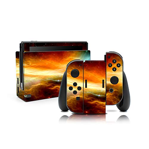 Folien Skin für Spiele Konsole Joy-Con und Ladestation Aufkleber Set Top Schutz gegen Kratzer Design Sticker Cover passgenau selbstklebend RX021 (Nr.1 Cosmos) von Finest Folia