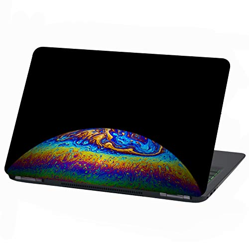 Laptop Folie Cover Abstrakt Klebefolie Notebook Aufkleber Schutzhülle selbstklebend Vinyl Skin Sticker (LP24 Colour Dome, 17 Zoll) von Finest Folia
