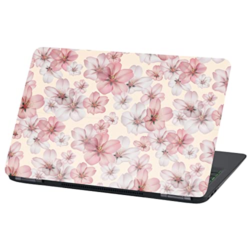Laptop Folie Cover Abstrakt Klebefolie Notebook Aufkleber Schutzhülle selbstklebend Vinyl Skin Sticker (LP70 Kirschblüten, 13-14 Zoll) von Finest Folia