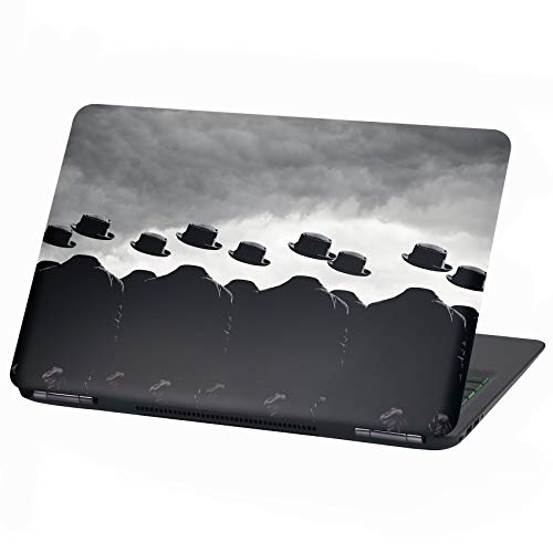 Laptop Folie Cover: Strange Klebefolie Notebook Aufkleber Schutzhülle selbstklebend Vinyl Skin Sticker (17 Zoll, LP6 Mens Without Heads) von Finest Folia