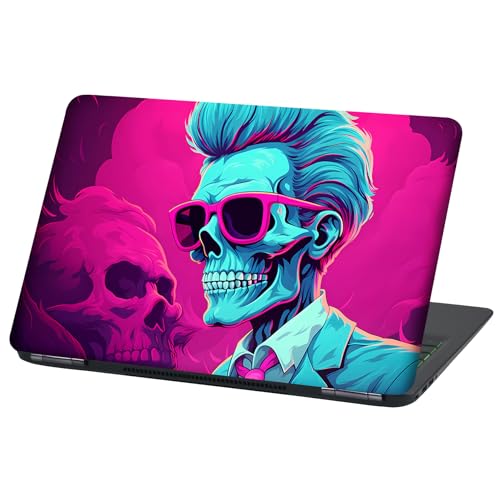 Laptop Folie Cover: Strange Klebefolie Notebook Aufkleber Schutzhülle selbstklebend Vinyl Skin Sticker (17 Zoll, Lp101 Skullman) von Finest Folia