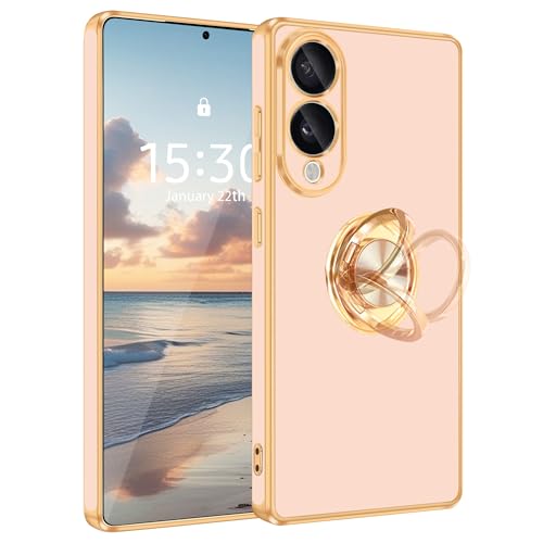 Fingic Schutzhülle für Samsung S25 Edge, mit 360°-Ring-Halterung, unterstützt magnetische Autohalterung, niedlicher Ständer, schlank, für Damen und Mädchen, rutschfest, hartes Polycarbonat, weiches Fingic Schutzhülle für Samsung S25 Edge, mit 360°-Ring-Halterung, unterstützt magnetische Autohalterung, niedlicher Ständer, schlank, für Damen und Mädchen, rutschfest, hartes Polycarbonat, weiches von Fingic