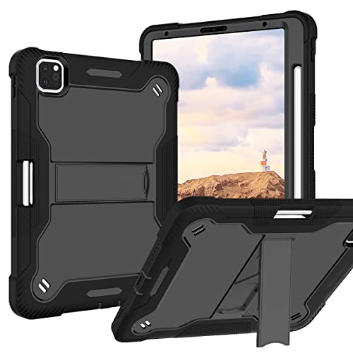 Fingic Schutzhülle für iPad Air 4, 27,9 cm (10,9 Zoll) 2020, iPad Air 4. Generation, strapazierfähig, stoßfest, mit Ständer, robust, stoßfest von Fingic