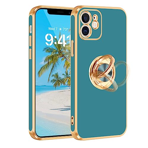 Fingic Schutzhülle für iPhone 11, Hybrid-Hülle mit 360°-Ringhalterung, magnetische Autohalterung, stoßfest, Schutzhülle für iPhone 11, blau, grau Fingic Schutzhülle für iPhone 11, Hybrid-Hülle mit 360°-Ringhalterung, magnetische Autohalterung, stoßfest, Schutzhülle für iPhone 11, blau, grau von Fingic