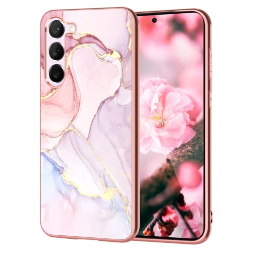 Fingic für Samsung S23 Plus Case,Samsung Galaxy S23 Plus Case,S23 Plus Case Marble Cute Rose Gold Hard PC TPU Rugged Bumper Shockproof Antiscratch Fullbody Protective Case für Samsung Galaxy S23 Plus Fingic für Samsung S23 Plus Case,Samsung Galaxy S23 Plus Case,S23 Plus Case Marble Cute Rose Gold Hard PC TPU Rugged Bumper Shockproof Antiscratch Fullbody Protective Case für Samsung Galaxy S23 Plus von Fingic
