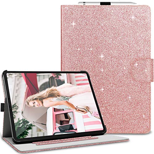 Finigc Schutzhülle für iPad Air 4 2020 10.9 Zoll iPad Pro 11 Hülle 2nd Generation 2020 & 2018 Dünn Sparky Case Smart Folio Case Cover mit Auto SleepWake Funktion Stand PU Leder Cover für iPad Air von Fingic