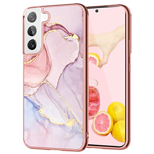 Fingic Schutzhülle für Samsung Galaxy S22 Plus,Samsung S22 Plus,Roségold,schmale Passform,dünne Mädchen,Frauen,hartes PC,weiches TPU, robust, stoßfest,Kratzfest,Schutzhülle für Galaxy S22 + Plus Fingic Schutzhülle für Samsung Galaxy S22 Plus,Samsung S22 Plus,Roségold,schmale Passform,dünne Mädchen,Frauen,hartes PC,weiches TPU, robust, stoßfest,Kratzfest,Schutzhülle für Galaxy S22 + Plus von Fingic