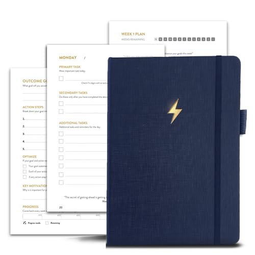 Finisher's Journal - Undatierter 13-Wochen-Planer zur Steigerung der Produktivität, Zerstörung von Aufschub und Zeitmanagement.Verfolgen Sie Erfolgsgewohnheiten und Ziele, täglich und wöchentlich von Finisher Secrets
