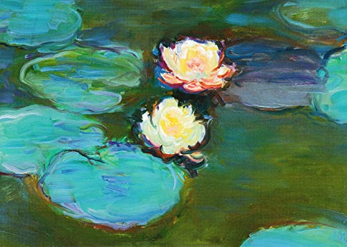 Kunstkarte Claude Monet"Gelbe Seerosen" von Fink