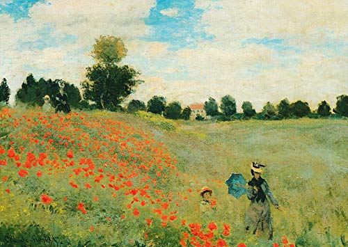 Kunstkarte Claude Monet"Mohnblumen" von Fink