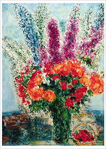 Kunstkarte Marc Chagall"Blumenstrauß" von Fink