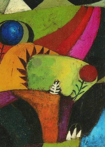 Kunstkarte Paul Klee"Drei weiße Glockenblumen" von Fink