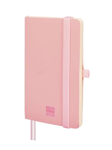 Finocam - Notizbuch Nexo Flexibler Einband Dotted-Gepunktet Rosa | Kleines Notizbuch mit perforierten Blättern | Innentasche und Stifthalter | 72 Seiten, Ideal als Bullet Journal von Finocam