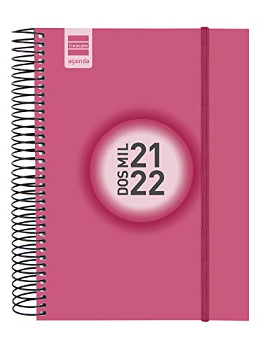 Finocam Espir Color – Kalender September 2021 – August 2022 (12 Monate), E10 – 155 x 212 (mittel), Rosa von Finocam