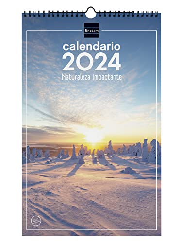 Finocam - Kalender 2024 Spiralwandbilder zum Schreiben Januar 2024 - Dezember 2024 (12 Monate) Spanische Natur von Finocam