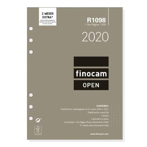 Finocam – Nachfüllpack 2020 1 Tag Seite Open R1098 Spanisch von Finocam