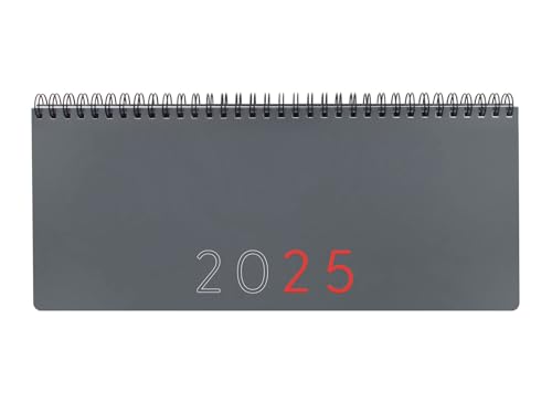 Finocam - Terminplaner + Notizen, Wochenansicht 2025, Wochenansicht + Notizen Januar 2025 - Dezember 2025 (12 Monate), Grau, Katalanisch von Finocam