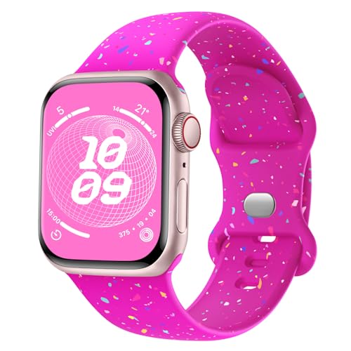 Finoriss Silikon Armband Kompatibel mit Apple Watch Armband 40mm 41mm 42mm 38mm, Sport Weich Band Kompatibel für iWatch SE Ultra Series 9 8 7 6 5 4 3 Damen Herren Rauchlila Finoriss Silikon Armband Kompatibel mit Apple Watch Armband 40mm 41mm 42mm 38mm, Sport Weich Band Kompatibel für iWatch SE Ultra Series 9 8 7 6 5 4 3 Damen Herren Rauchlila von Finoriss