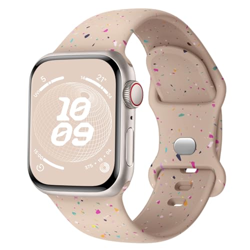 Finoriss Silikon Armband Kompatibel mit Apple Watch Armband 40mm 41mm 42mm 38mm, Sport Weich Band Kompatibel für iWatch SE Ultra Series 9 8 7 6 5 4 3 Damen Herren Rauchlila Finoriss Silikon Armband Kompatibel mit Apple Watch Armband 40mm 41mm 42mm 38mm, Sport Weich Band Kompatibel für iWatch SE Ultra Series 9 8 7 6 5 4 3 Damen Herren Rauchlila von Finoriss