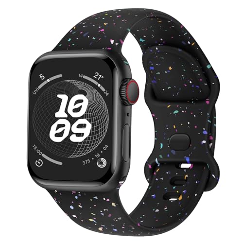 Finoriss Silikon Armband Kompatibel mit Apple Watch Armband 40mm 41mm 42mm 38mm, Sport Weich Band Kompatibel für iWatch SE Ultra Series 9 8 7 6 5 4 3 Damen Herren Rauchlila Finoriss Silikon Armband Kompatibel mit Apple Watch Armband 40mm 41mm 42mm 38mm, Sport Weich Band Kompatibel für iWatch SE Ultra Series 9 8 7 6 5 4 3 Damen Herren Rauchlila von Finoriss